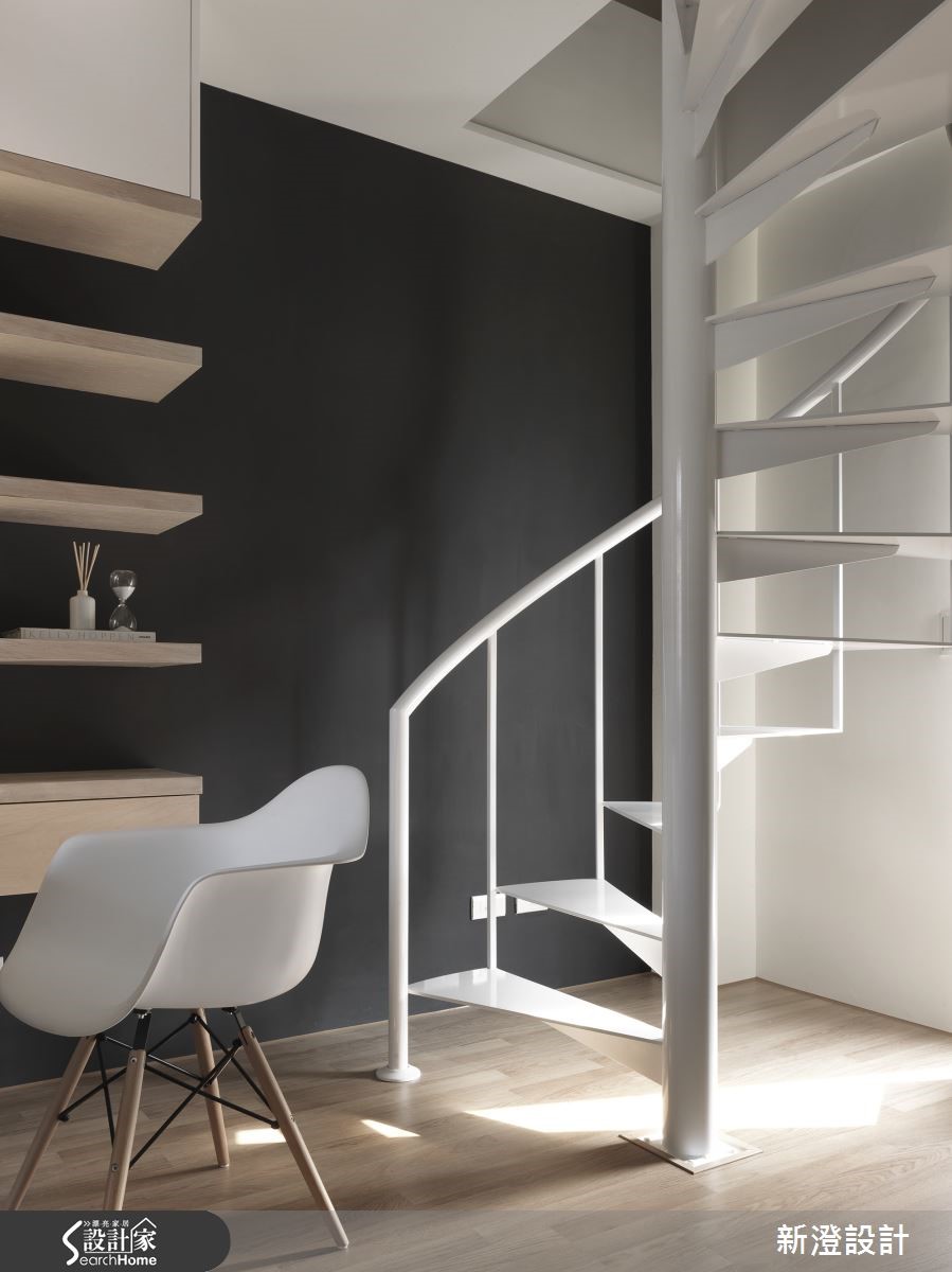 設計師將「重新定義閣樓機能」的理念注入位於新竹市的